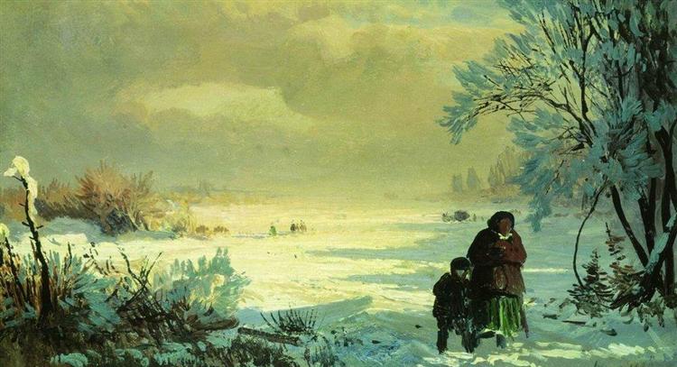 Зима, 1871 - Фёдор Васильев