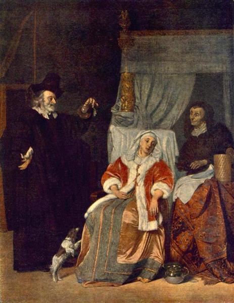 The Patient and the Doctor, c.1660 - c.1667 - Габриель Метсю