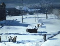 Blue Snow, The Battery - George Wesley Bellows
