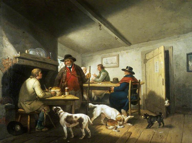 Interior of a Country Inn - George Morland