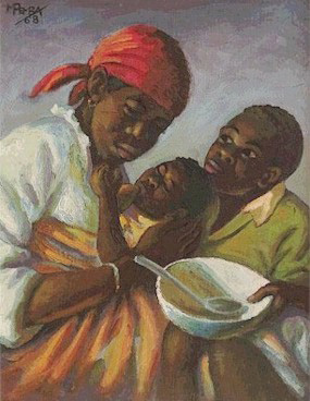No food for my children, 1968 - George Pemba