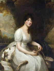 Anna Maria Hunt (c.1771–1861), the Honourable Mrs Charles Agar Bagenal - Джордж Ромні