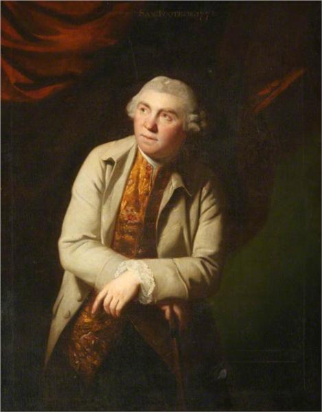 Samuel Foote (1720–1777) (after Joshua Reynolds) - George Romney