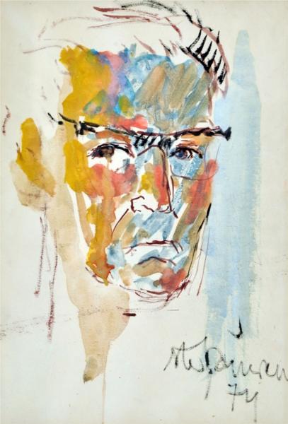 Self-Portrait, 1974 - George Ștefănescu