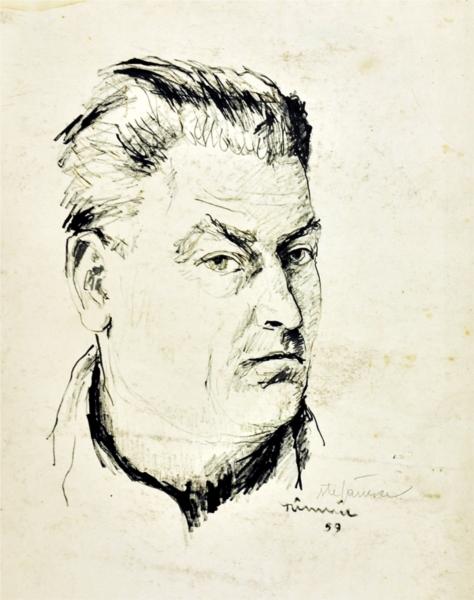 Selfportrait ( Râmnic ), 1959 - George Stefanescu