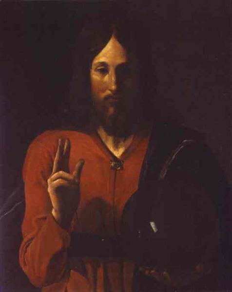 Christ Bénissant, 1615 - 1620 - Жорж де Латур