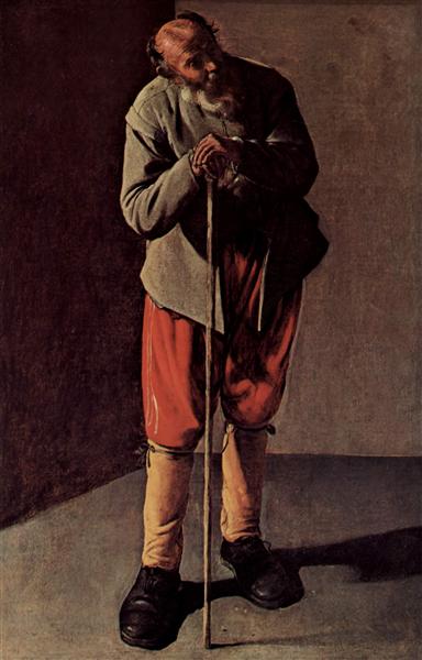 Vieillard, c.1618 - 1619 - Georges de La Tour
