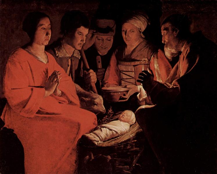 The Adoration of the Shepherds, c.1644 - 喬治．德．拉圖爾