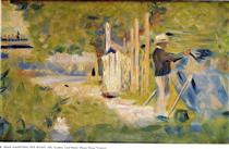 Man Painting his Boat - Georges Seurat