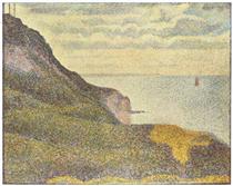 Port-en-Bessin, the Semaphore and Cliffs - Жорж Сера
