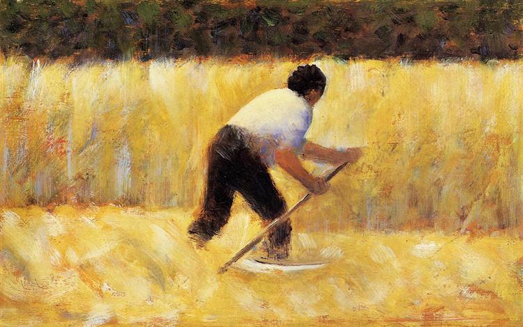The Mower, 1881 - 1882 - Georges Pierre Seurat