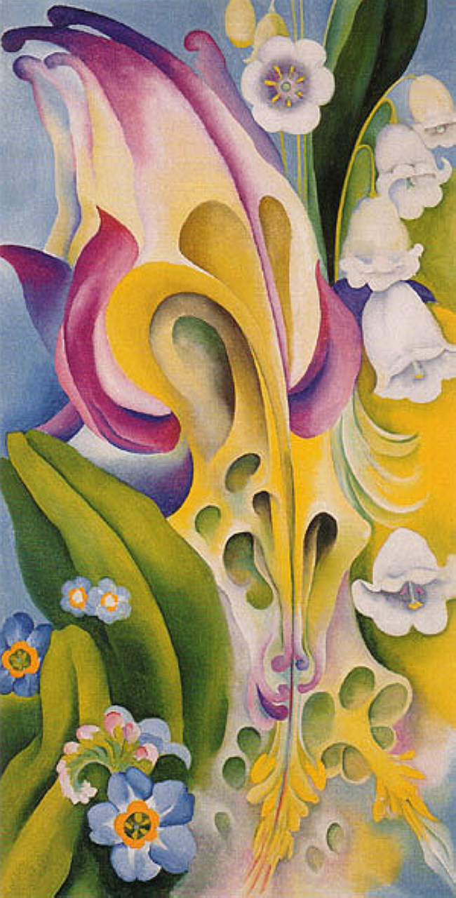 From the Old Garden No 2 1924 Georgia  O Keeffe  