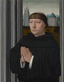 An Augustinian Friar Praying - Герард Давид