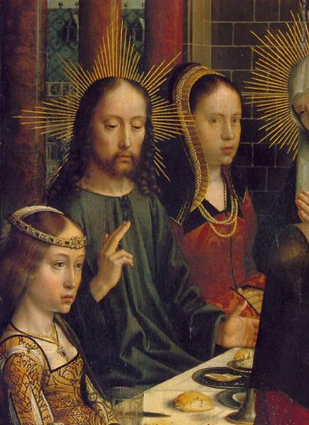 The Marriage at Cana (detail), c.1500 - c.1503 - Герард Давид