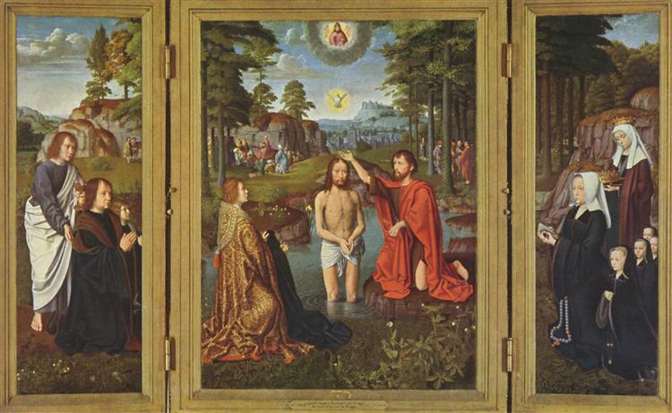 Triptych of Jan Des Trompes, 1505 - Герард Давид