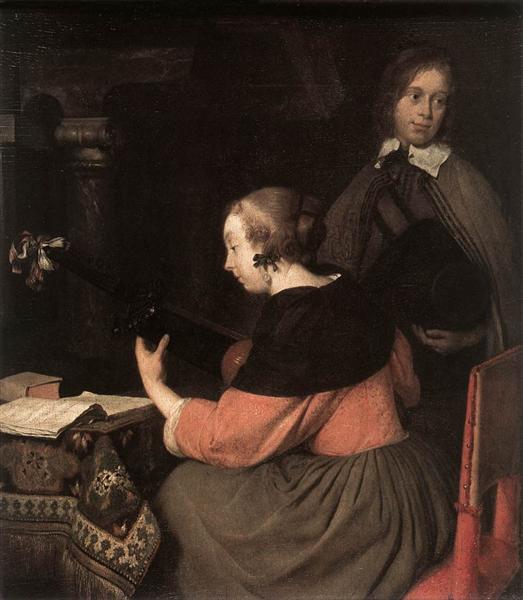 The Lute Player - Gerard ter Borch