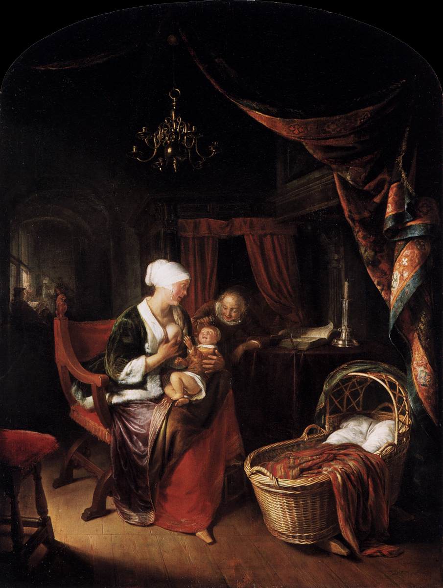 The Young Mother, 1655 - 1660 - Gerrit Dou - WikiArt.org