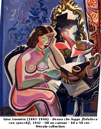 Odalisque with Mirrors, 1942 - Gino Severini