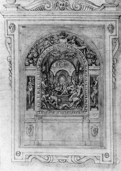 Martyrdom of St. Sigismund - Giorgio Vasari
