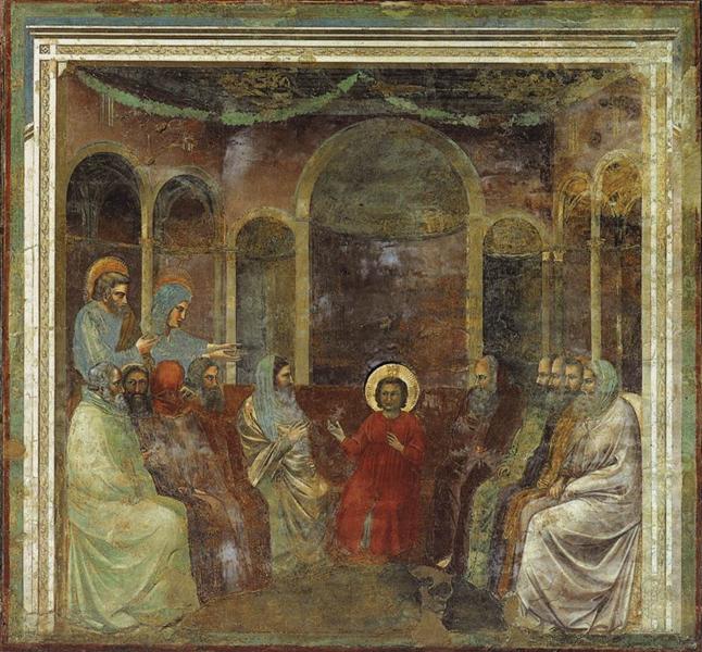 Christ among the Doctors, c.1304 - c.1306 - Giotto