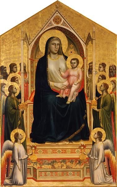 Madonna in Maest (Ognissanti Madonna), c.1306 - c.1310 - Giotto