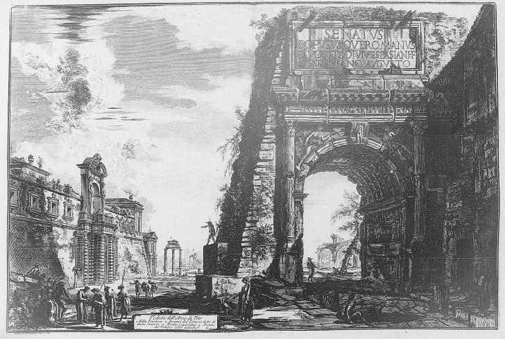 Arco de Tito, 1748 - Giovanni Battista Piranesi
