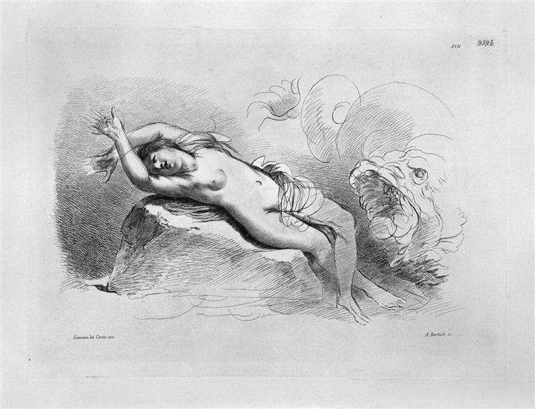 Cleopatra to death with the asp by Guercino - Джованні Баттіста Піранезі