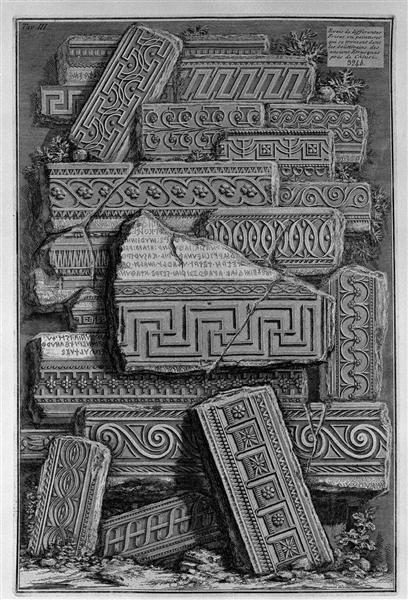 Friezes of Etruscan tombs of Tarquinia - Джованни Баттиста Пиранези