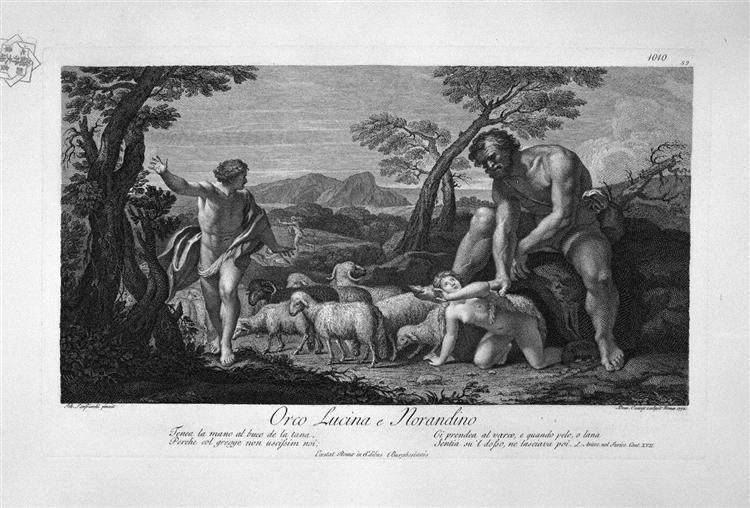 The Nereids, by Francesco Albani - Giovanni Battista Piranesi