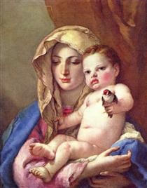 Madonna of the Goldfinch - Giovanni Battista Tiepolo