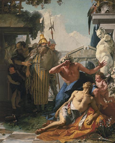 The Death of Hyacinthus, c.1752 - c.1753 - Giovanni Battista Tiepolo