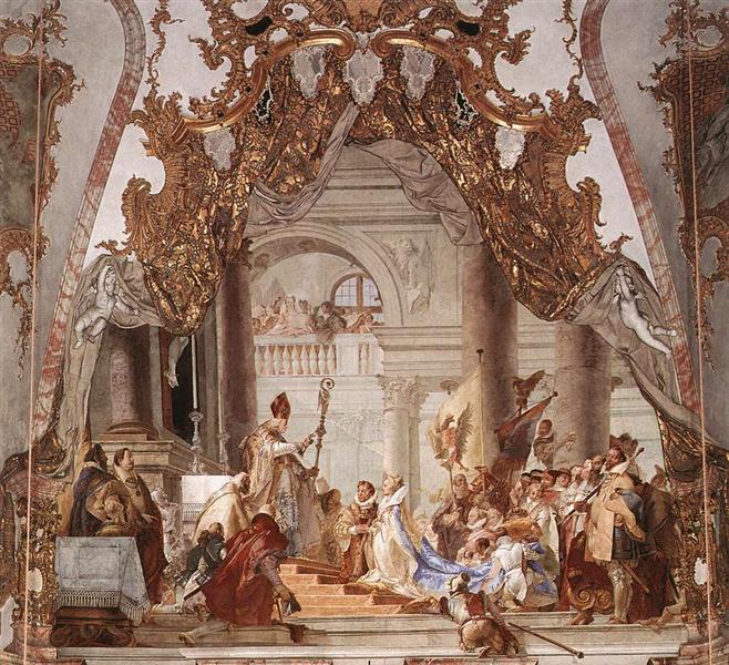 The Marriage of the Emperor Frederick Barbarossa to Beatrice of Burgundy, 1751 - Giovanni Battista Tiepolo