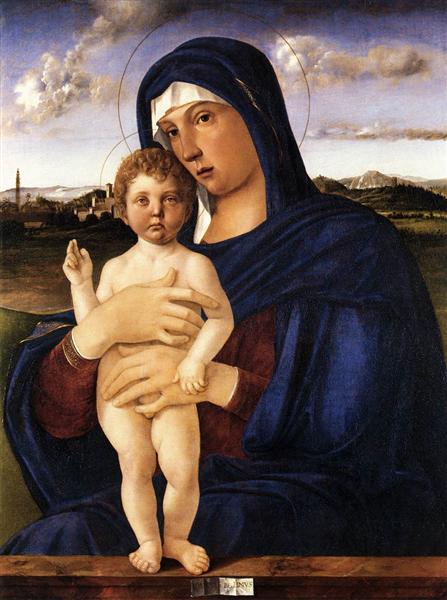 Madonna with Blessing Child, 1475 - 1480 - Giovanni Bellini