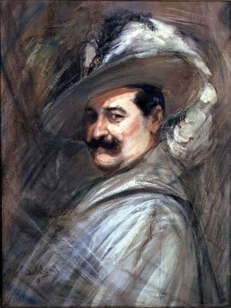 Costantino in the role of Ernani, c.1910 - Джованні Болдіні