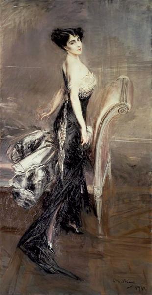 Portrait of a Lady, 1912 - 乔瓦尼·波尔蒂尼