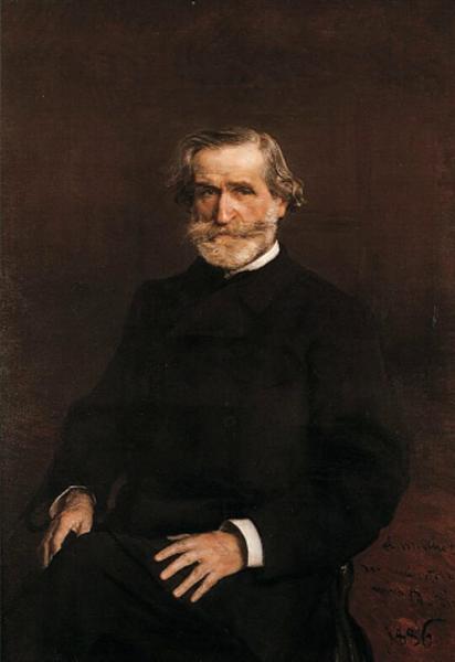 Portrait of Guiseppe Verdi (1813-1901), 1886 - 乔瓦尼·波尔蒂尼