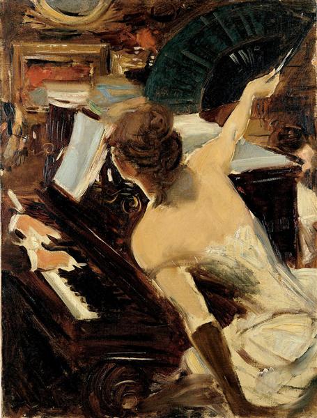 The Mondona Singer, 1884 - 乔瓦尼·波尔蒂尼