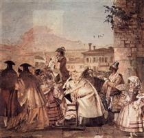 The barker - Giovanni Domenico Tiepolo