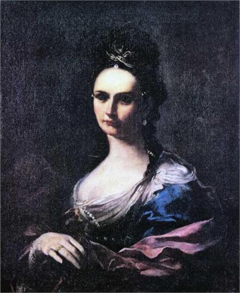 Portrait of a Lady - Giuseppe Maria Crespi