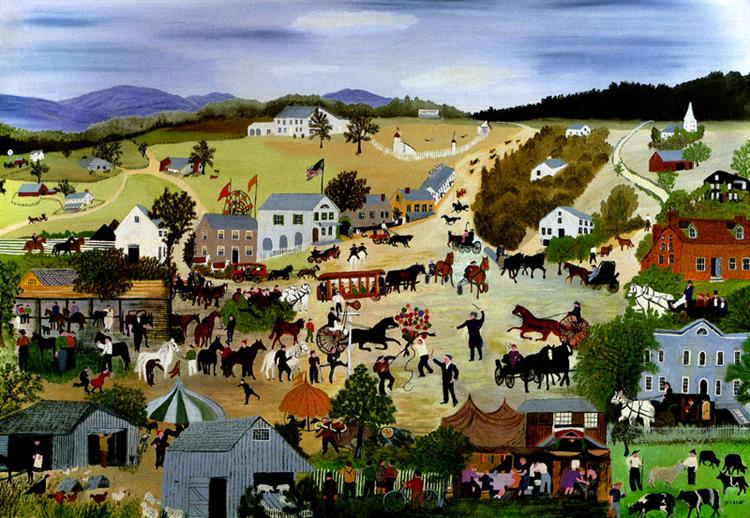 Country Fair, 1950 - Бабуся Мозес