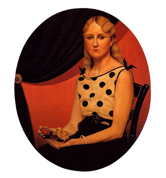 Portrait of Nan, 1933 - Грант Вуд