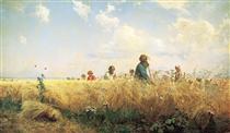 Time of harvesting (Mowers) - Григорій Мясоєдов