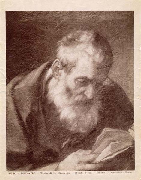 Head of Saint Joseph - Guido Reni