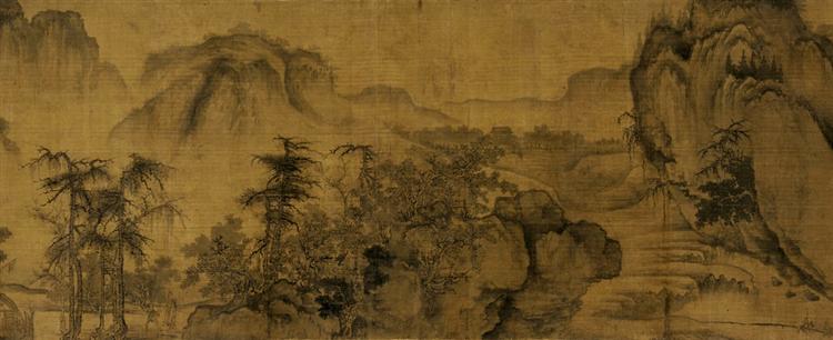 Clearing Autumn Skies over Mountains and Valleys (detail), 1072 - Guo Xi