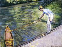 Boating on the Yerres - Gustave Caillebotte