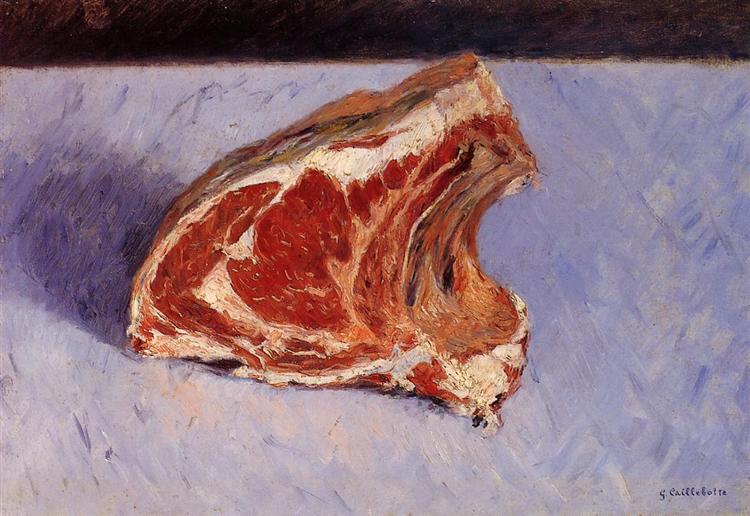 Rib of Beef, c.1882 - Gustave Caillebotte