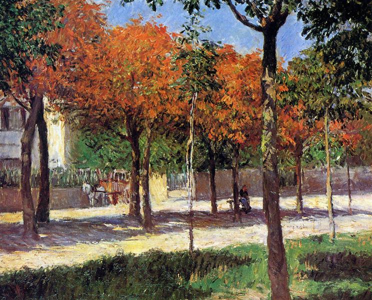 Square in Argenteuil, 1883 - Gustave Caillebotte