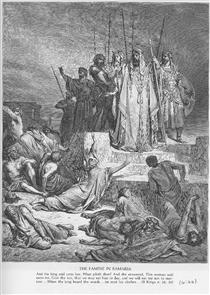 A Famine in Samaria - Gustave Doré