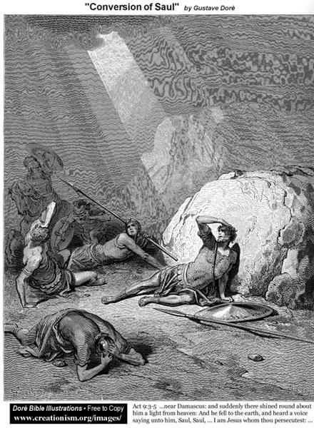 Conversion Of Saul - Gustave Dore