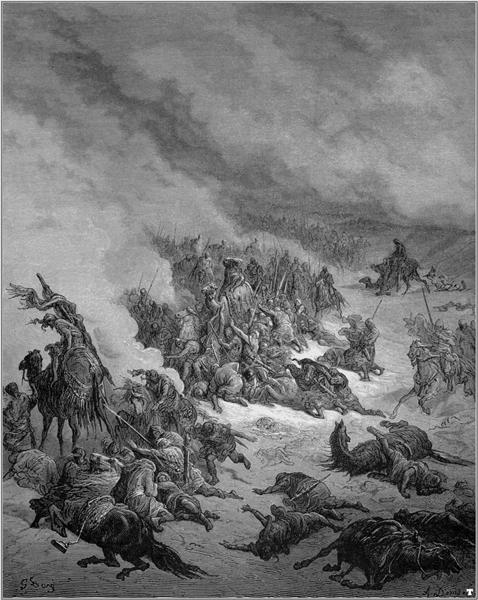 Crusade against the moors of Granada - Гюстав Доре